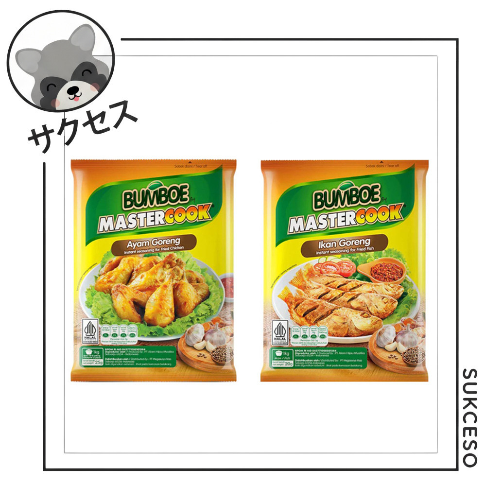 BUMBOE Mater Cook 25g - Ayam Goreng, Ikan Goreng | BumBoe by Mastercook, Bumbu Bubuk Instan