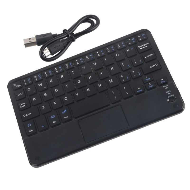 UltraSlim Mini Wireless Bluetooth Keyboard With Toupad For Windows PC Android Tablet