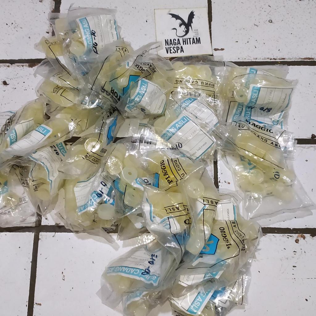 plastik roller Vespa Corsa original Nos Danmotor biru
