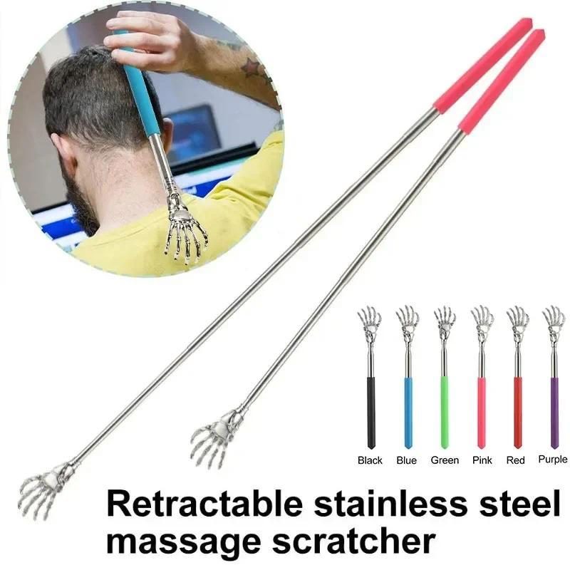 New Telescoping Stainless Steel Products Back Scrater Back Scrating Relaxation Massager Kit Telescop