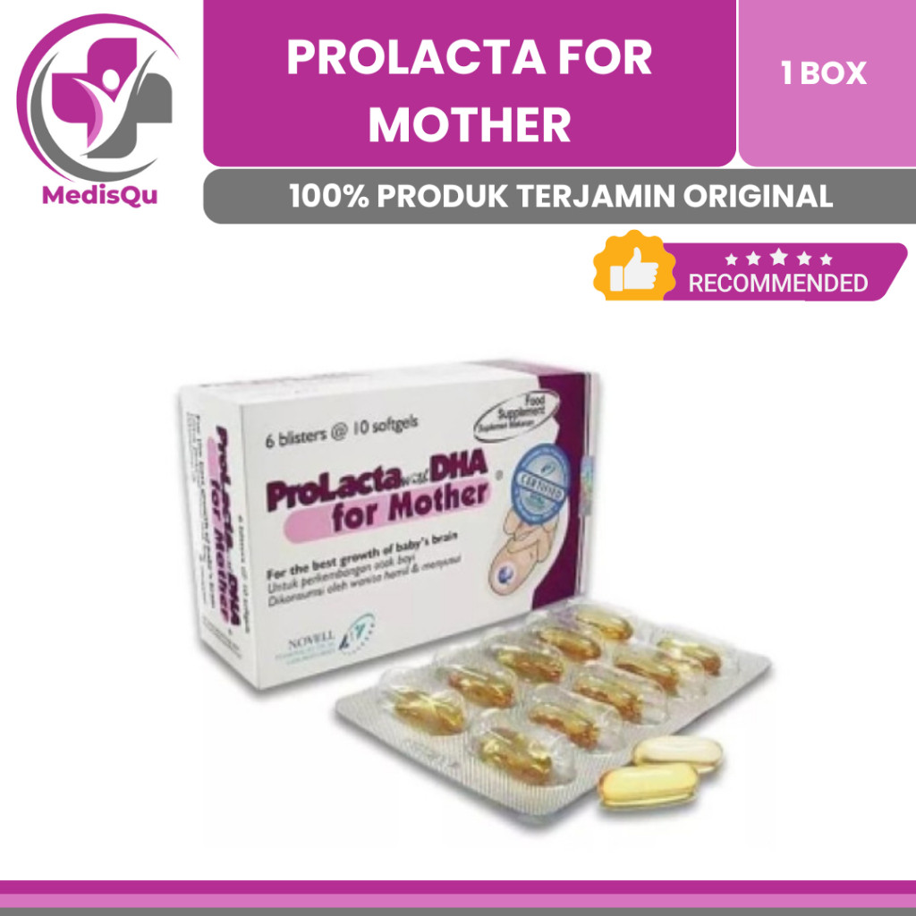 PROLACTA FOR MOTHER | VITAMIN EPA DHA IBU HAMIL, NUTRISI BUMIL DAN BUSUI LENGKAP EPA DHA TINGGI