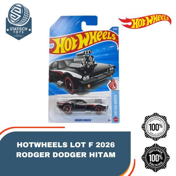 Hot Wheels Rodger Dodger Hitam Lot F 2026 Hotwheels