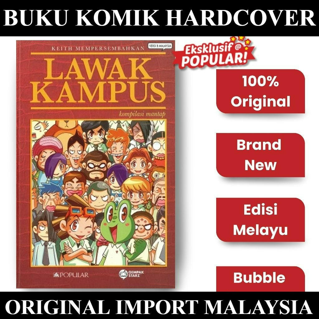 Lawak Kampus Komik Keith Kompilasi Mantap 1 - 6 Kulit Keras Eksklusif di Popular original import mal