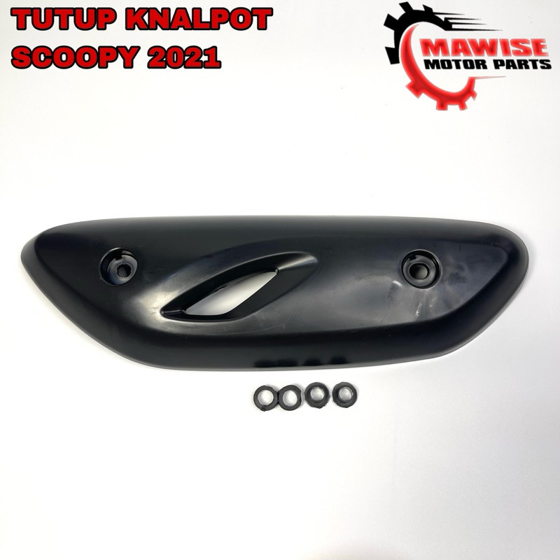 Tutup Knalpot Scoopy 2021 - Cover Tutup Temeng Knalpot Scoopy K2F 2021