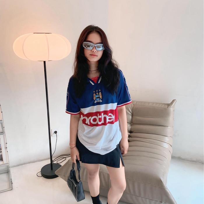 STB JERSEY FANTASY MANCHESTER CITY VINTAGE/JERSEY RETRO/JERSEY VINTAGE/JERSEY FANTASY - Manchester c