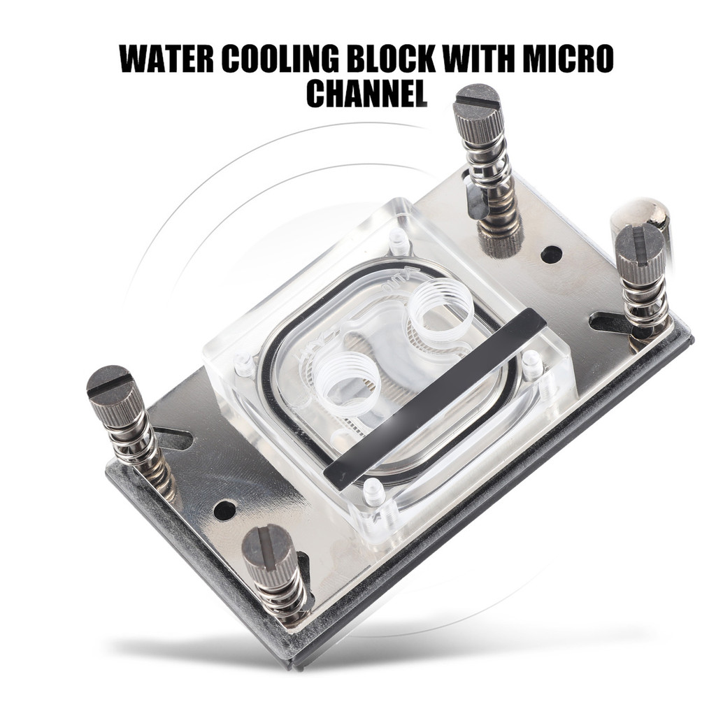 Computer CPU Water Cooling Block Waterblock Copper Base with  Channel Water Cooling Block PC Water C