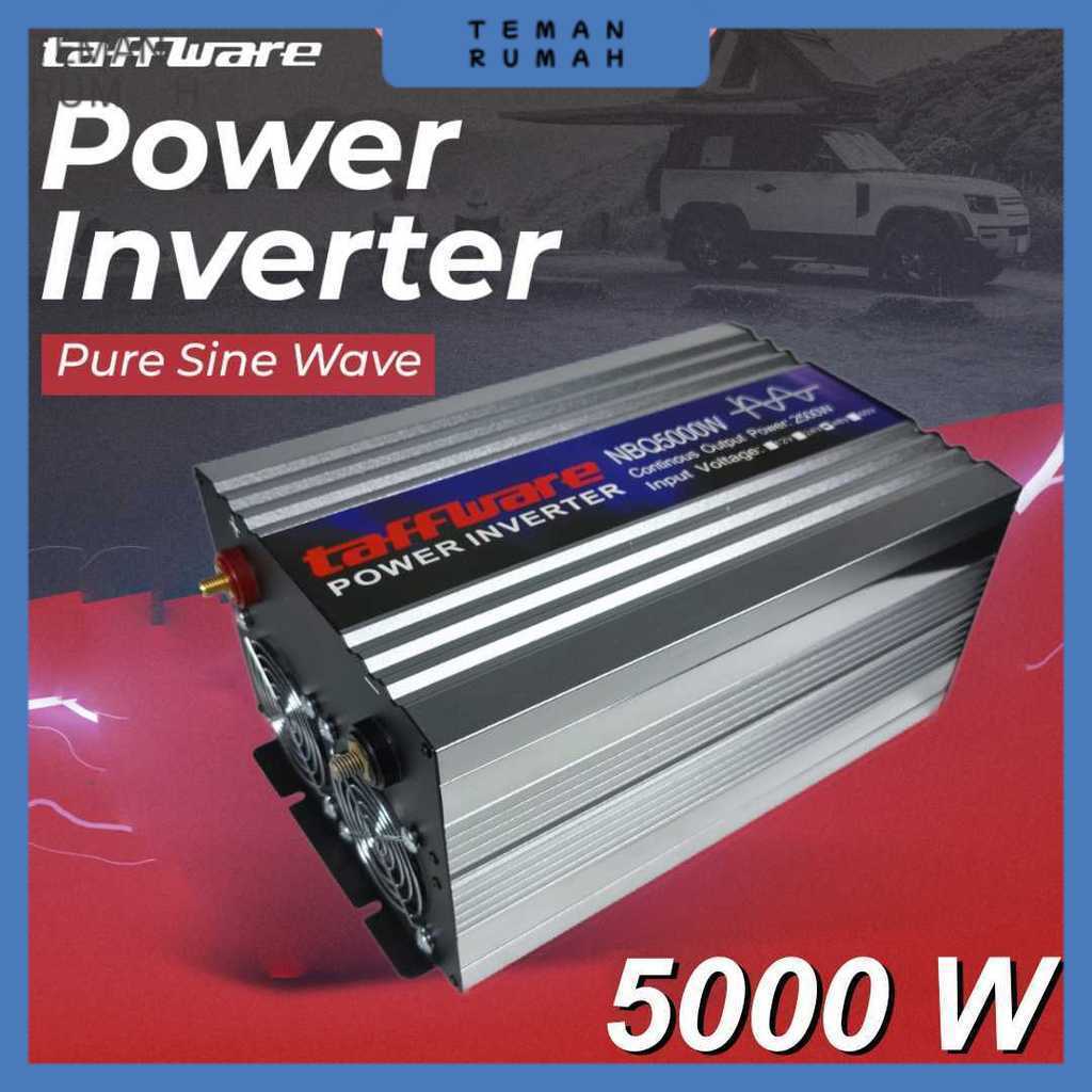 Taffware Power Inverter Mobil Pure Sine Wave DC 48V to AC 220V 5000W - NBQ5000W