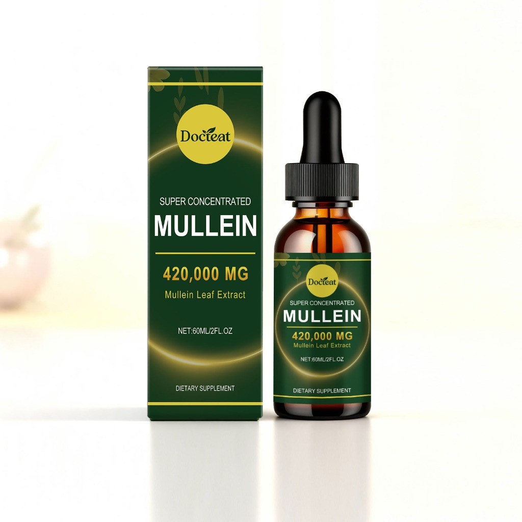 Superconcentrated Mullein 420000 Mg Ekstrak Daun Mullein Thyme Marshmallow 60ml LY31935