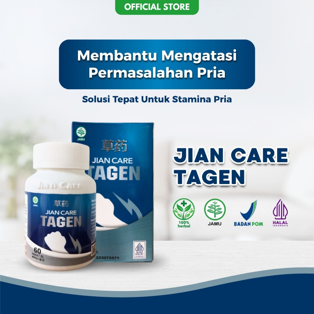 Jian Care Tagen - Obat Herbal Cina Membantu Mengatasi Permasalahan Pria Original By Alava COD