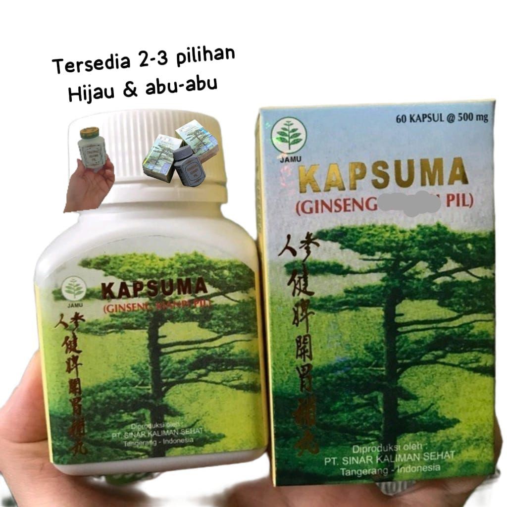 [ PROMO ASLI GINGSENG PIL ] KP Kian Kapsuma Asli Pil Gemuk Ori Ginseng Korea