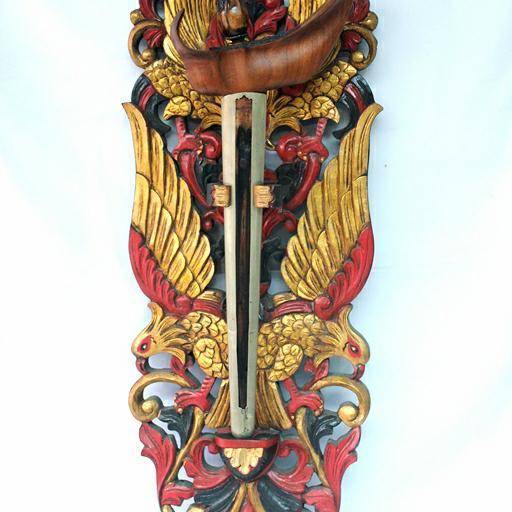 Blawong Tempat Keris Dinding Warna Sunggingan