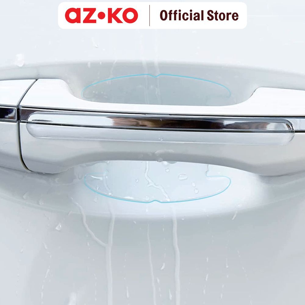 AZKO Otto Klasse 9.5x8.5x0.10 cm Stiker Pelindung Pintu Aksesoris Eksterior Mobil Door Protector Sti
