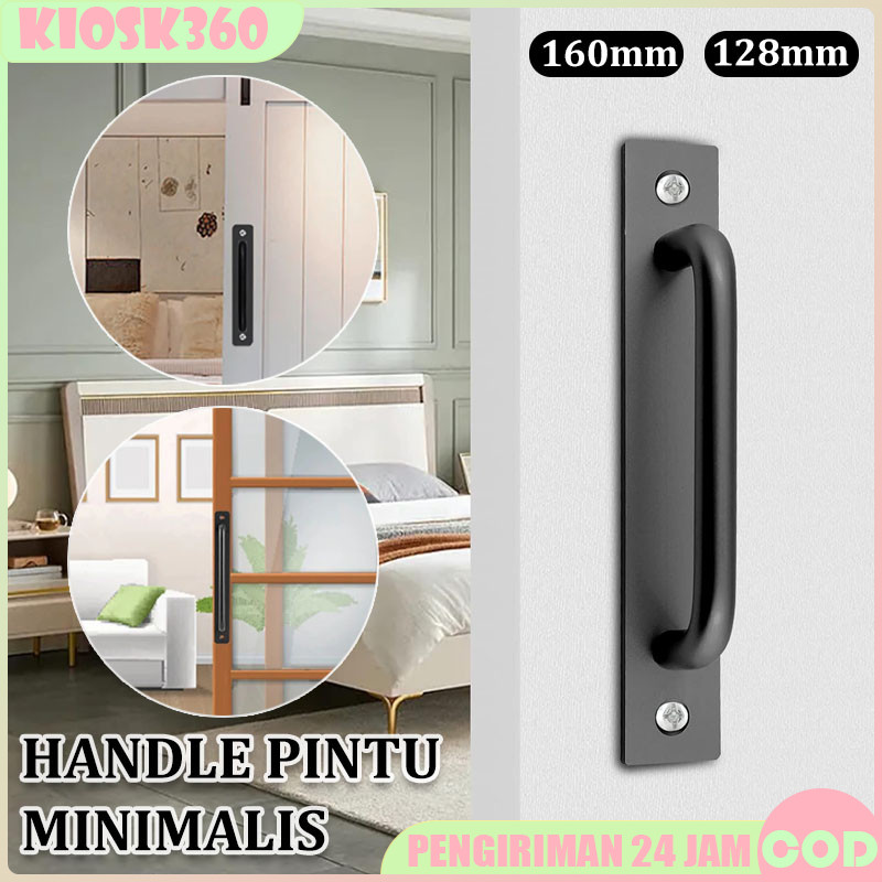 Handle Pintu Sleding Minimalis / Tarikan Gagang Aluminium / Untuk Pintu Jendela & Laci Lemari / Weld