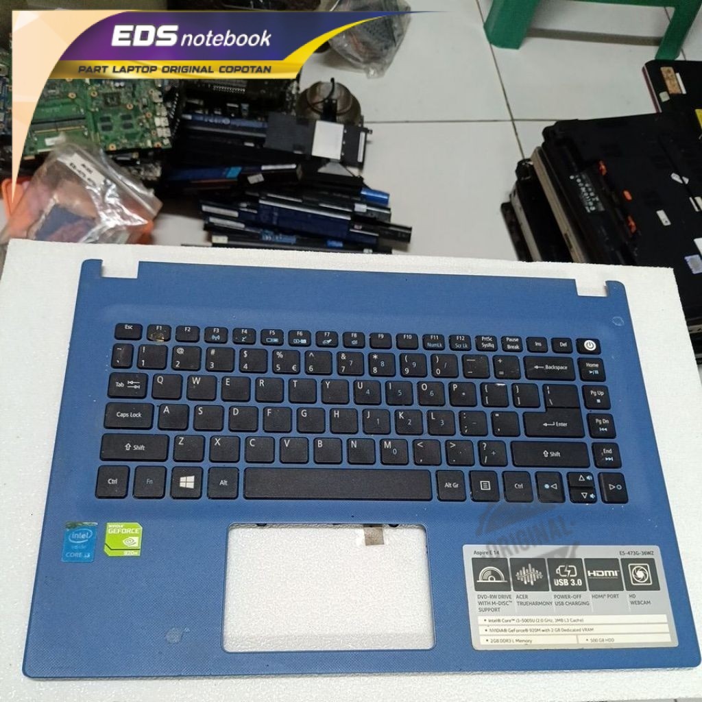 Casing Palmrest Keyboard ACER Aspire E5-473G E5-473