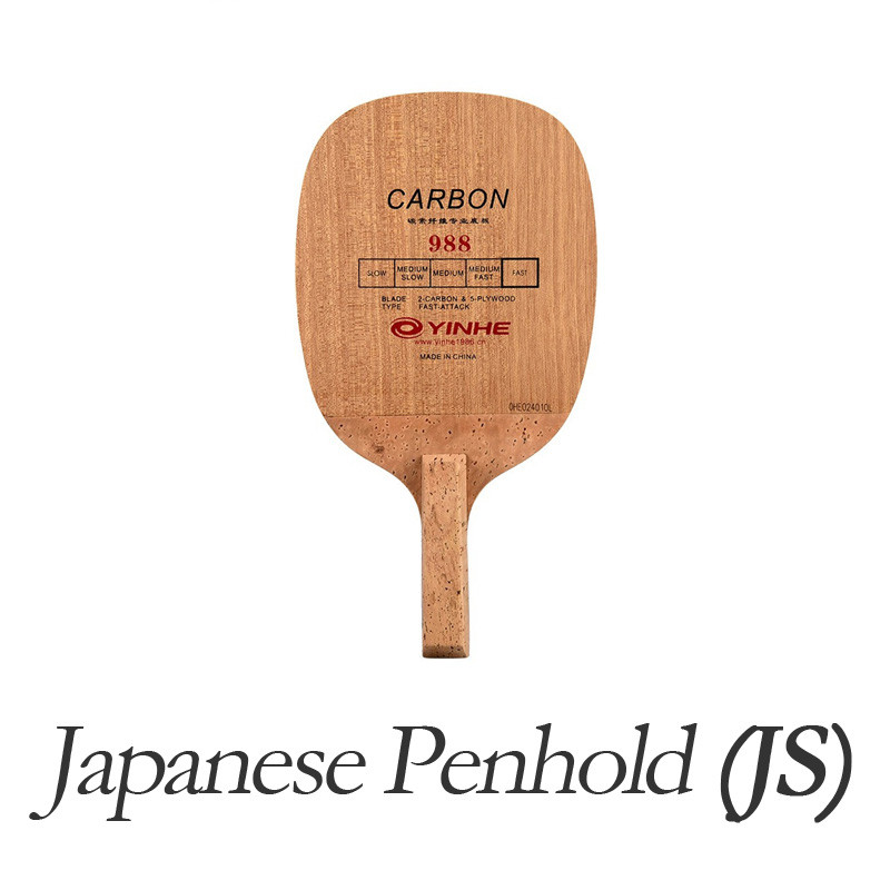 Original YINHE 988 Carbon Table Tennis Blade Fast Attack Japanese Penhold JS Handle Racket Ping Pong
