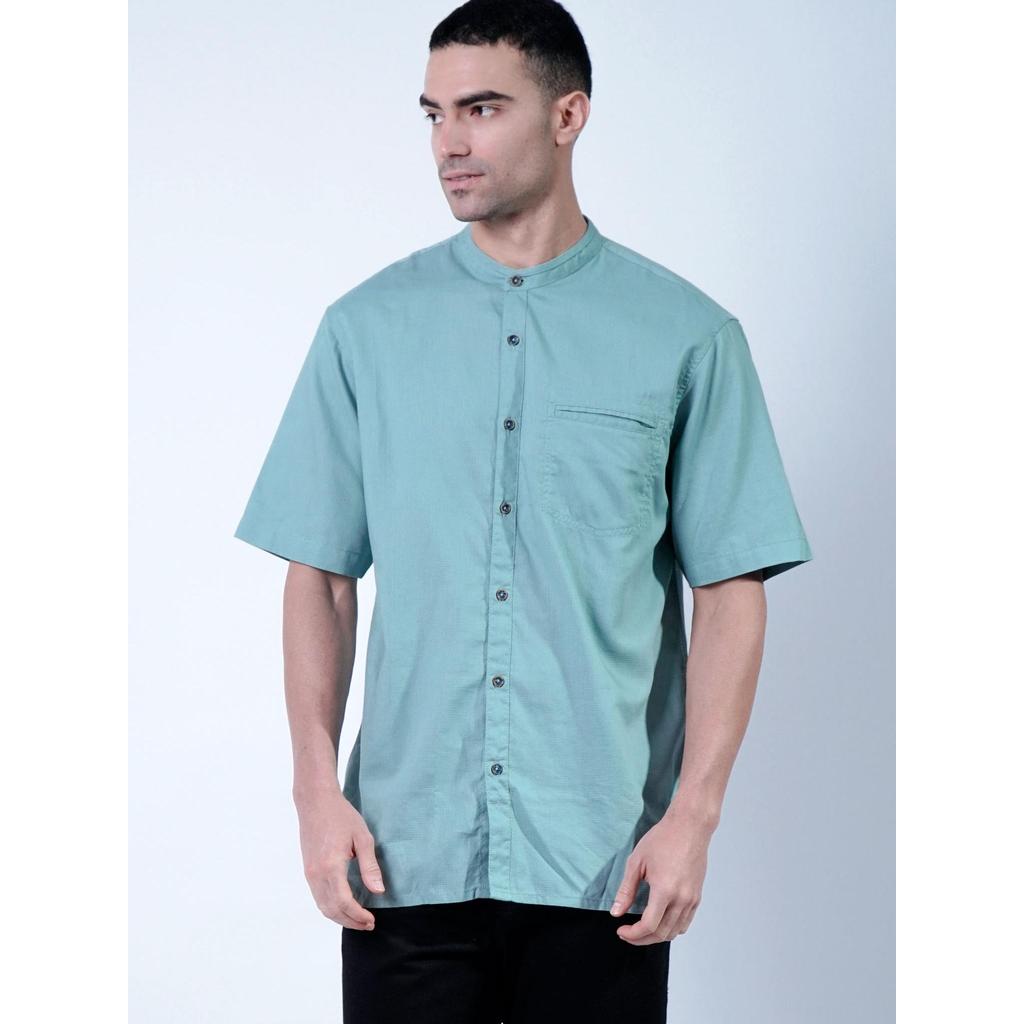 Lois Kemeja Koko Lengan Pendek Tencel KLS590TS