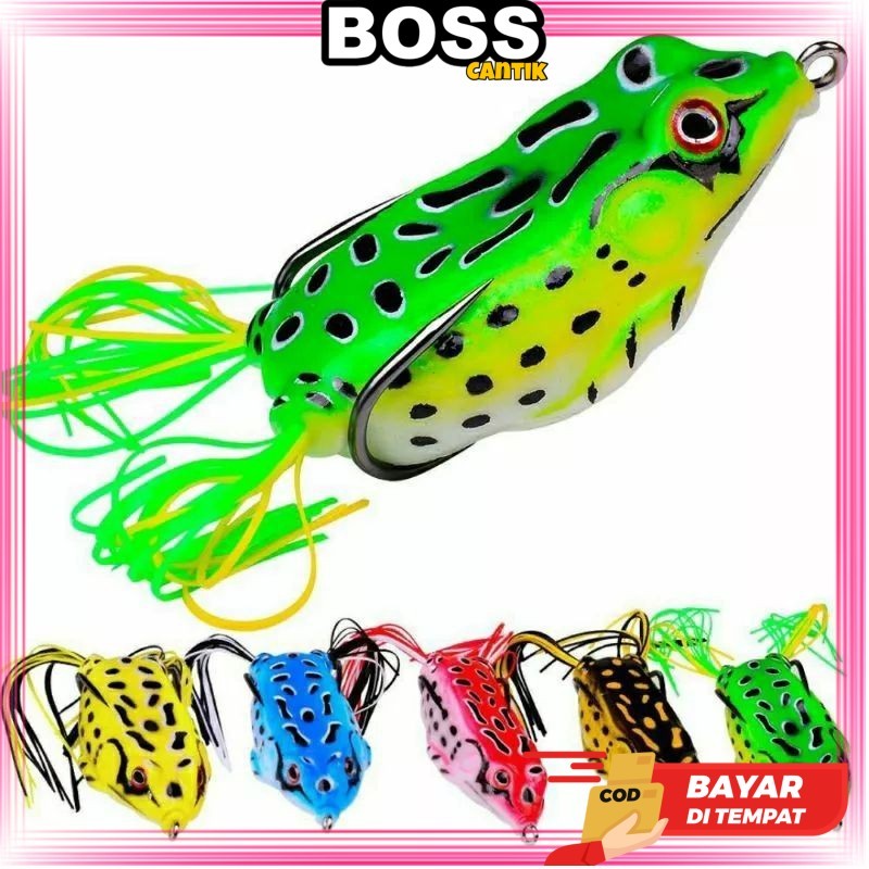 SOFT FROG LURE Umpan Pancing Bentuk Kodok Umpan Pancing Katak Umpan Pancing Gabus