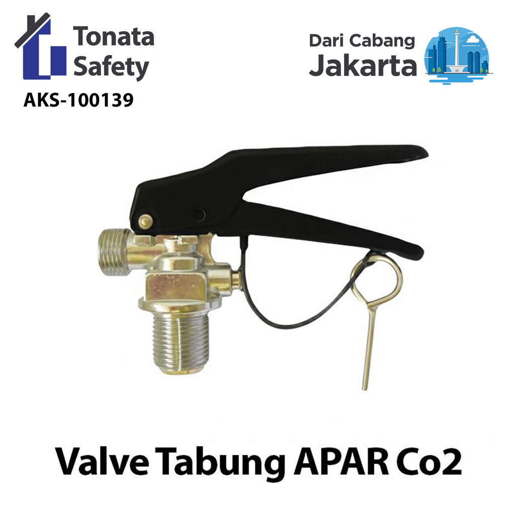 Valve Katup APAR Karbondioksida 2 Kg 3 Kg 5 Kg untuk Merk Tonata / Katup Tabung Pemadam Api CO2 / Va