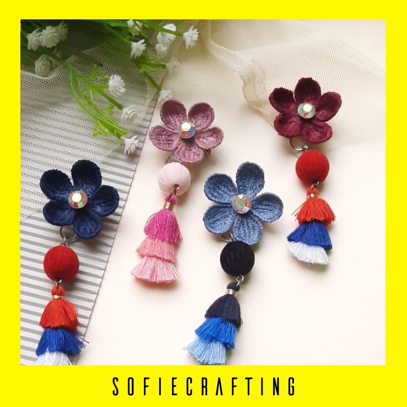 SOFIECRAFTING ELYA BROS BUNGA BEADWORKS BAHAN CRAFT