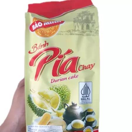 Kue Pia Durian Vietnam Halal Kemasan Isi 300 Gram Aoma Asli Snack Cemilan Biskuit Kue