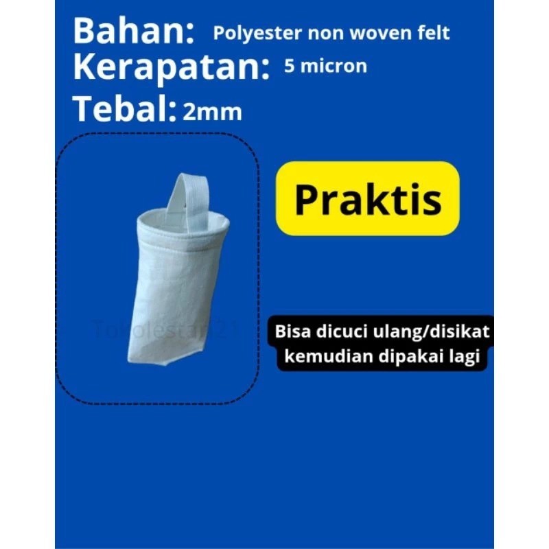 Saringan air kran/filter bag kran sumur/filter Polyester