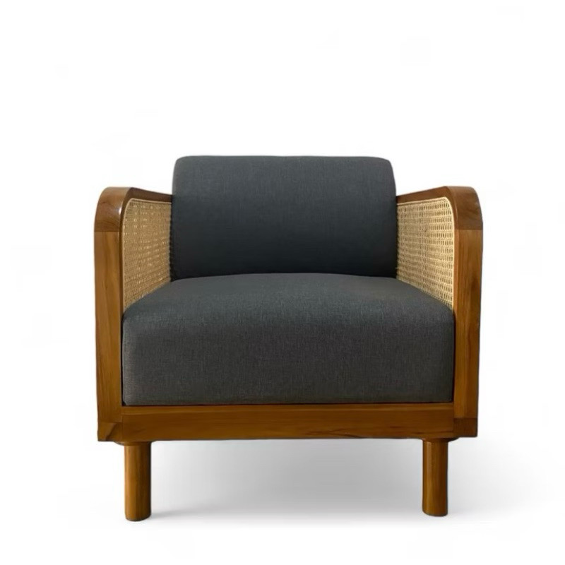 KURSI SOFA MINIMALIS ROTAN KAYU JATI | SOFA KAYU JATI | SOFA ROTAN | SOFA KAYU | SOFA RUANG TAMU | S