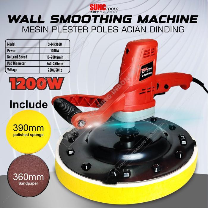 Mesin Perata Semen Dinding / Poles Dinding Adukan Semen Mesin Aci Tembok