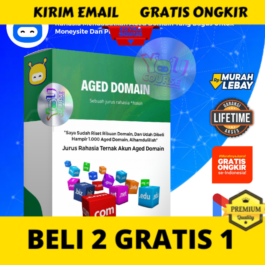 ECOURSE AGED DOMAIN - Jurus Rahasia Mendapatkan Aged Domain Untuk Ternak Aged Domain