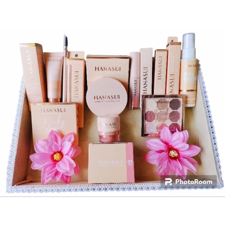 PAKET MAKEUP HANASUI | PAKET SESERAHAN KOSMETIK | PAKET HANTARAN | HAMPERS PAKET HEMAT