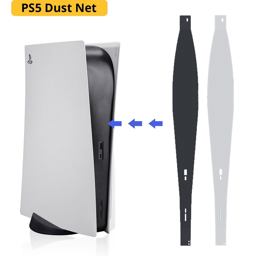 PS5 Dust Net PS5 Mesh Cover for sc gital Etion Anti Pet Hair Dust Filter for Playstation 5 Removable