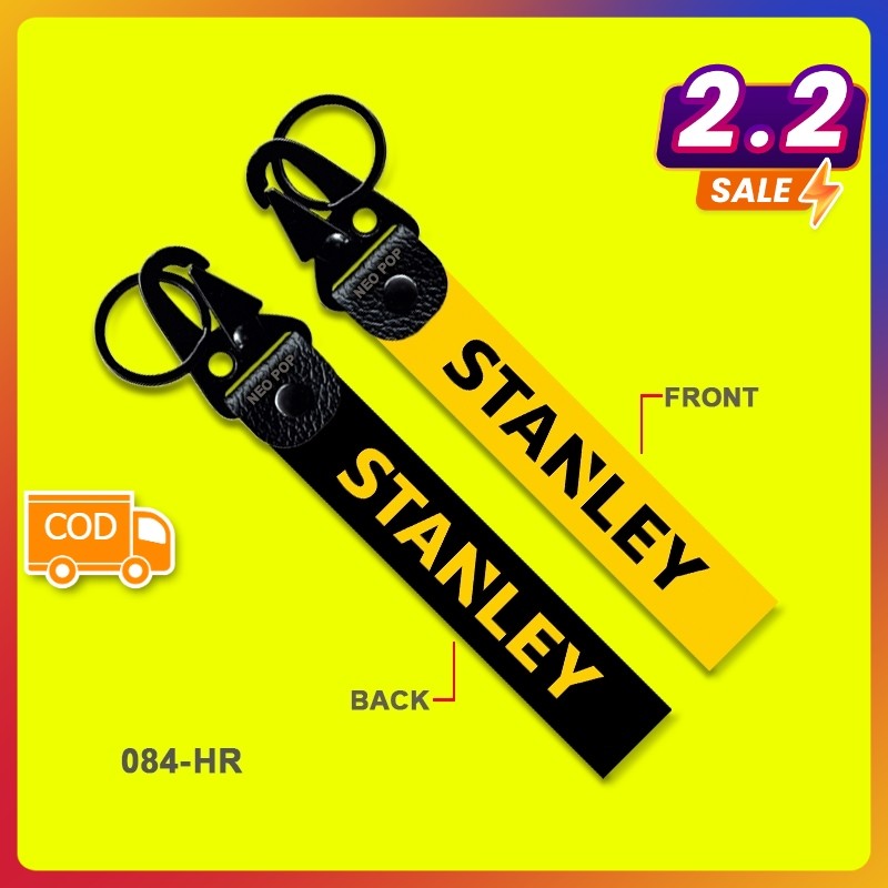 GANTUNGAN KUNCI PREMIUM LOGO STANLEY KEYCHAIN SEPEDA MOTOR MOBIL LISTRIK UNIK AKSESORIS ALAT PERLENG