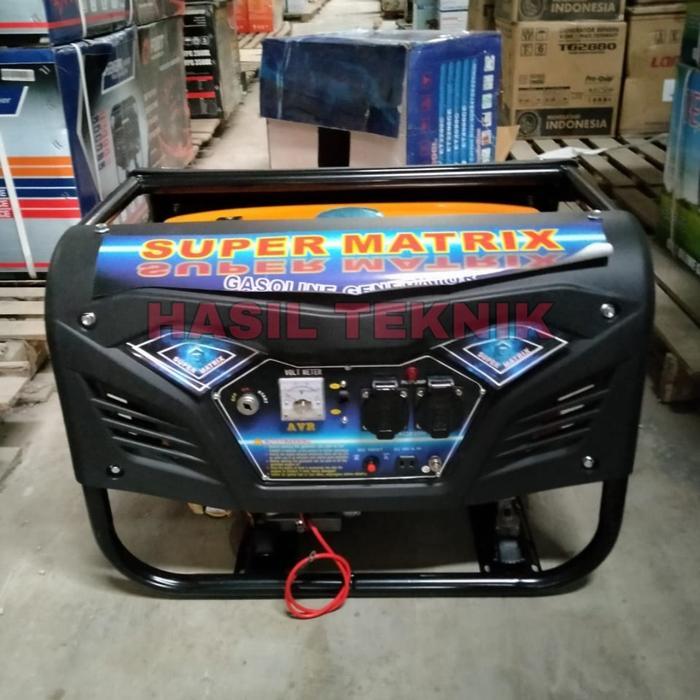 Genset Generator Listrik 2500 Watt Double Stater Supermatrix