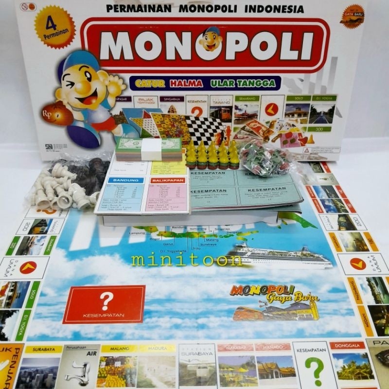MONOPOLI INDONESIA 44cm Jumbo Board Games