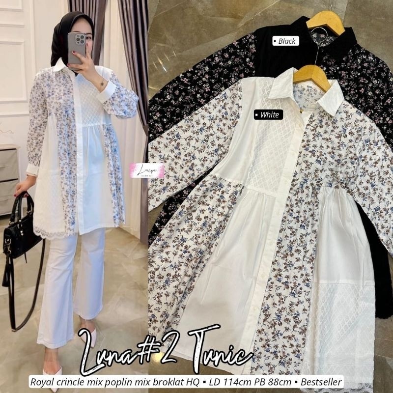 ada grup reseller mau join tanyakan admin alya store baju atasan wanita luna tunik  laiqa alya store