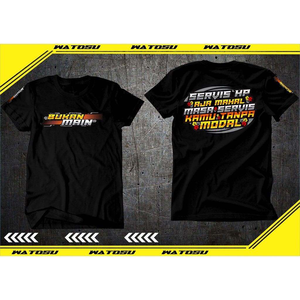 akdz.id KAOS SERVIS HP AJA MAHAL COMBED 24S (LEBIH TEBAL DARI 30S) ADEM NYAMAN DI PAKAI DAYA SERAP K
