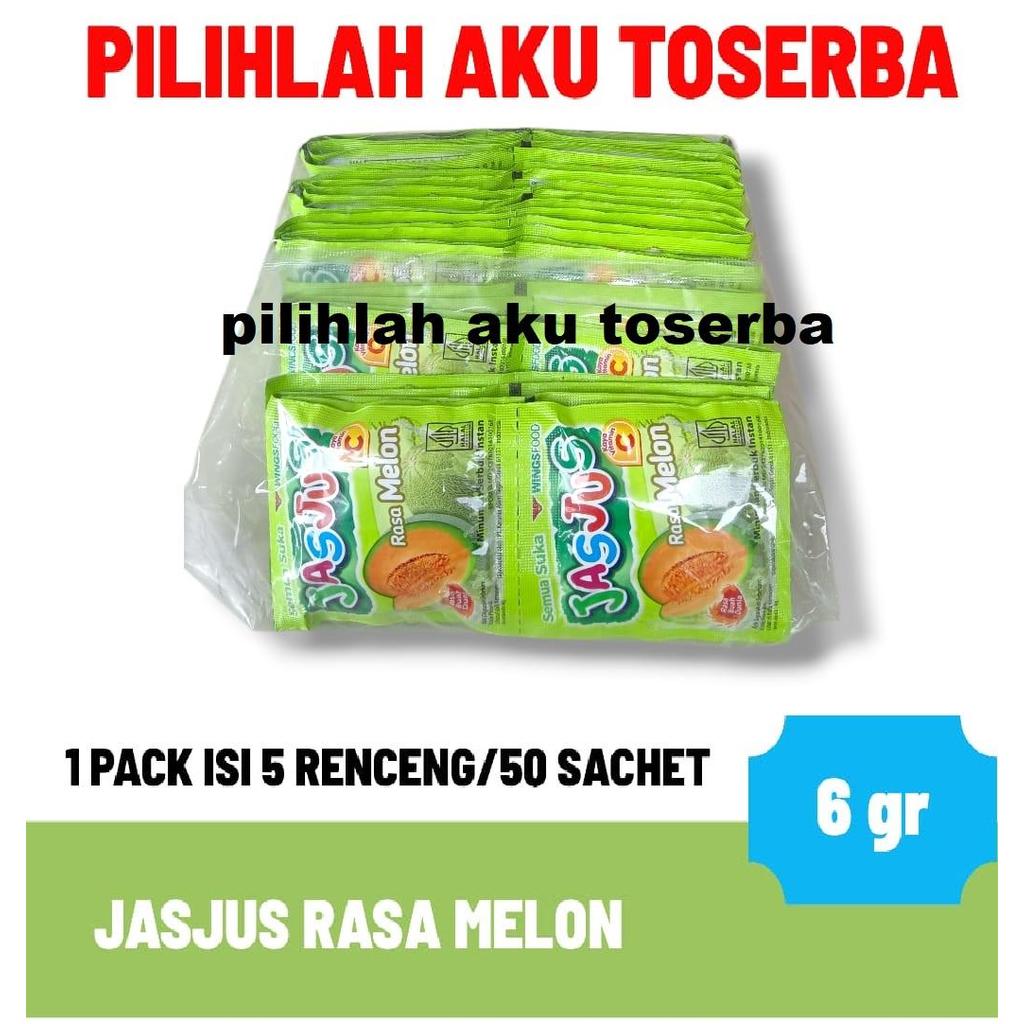 JASJUS JAS JUS Rasa MELON kemasan renceng - ( HARGA 1 pack )