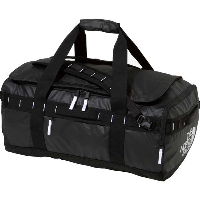 THE NORTH FACE Base Camp Voyager Lite Duffel Bag 62L/tas gunung campin - Black/white