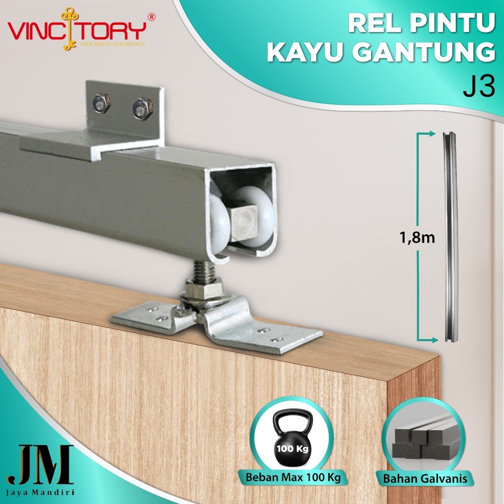 lwe - Vincitory Rel Pintu Kayu Gantung / Rel Pintu Geser | 471