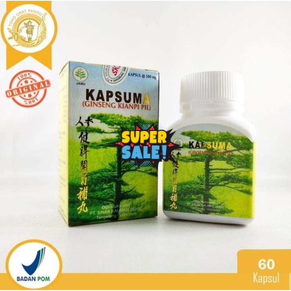 Apotek Roxy ~ KAPSUMA GINSENG KIANPI PIL ~ # kianpi original BPOM terlaris