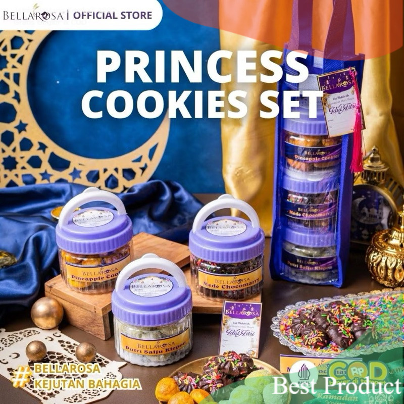 Paket Kue Kering Bellarosa / Hampers Lebaran Bellarosa - Parcel Lebaran Bellarosa/ TERLARIS TERBARU 