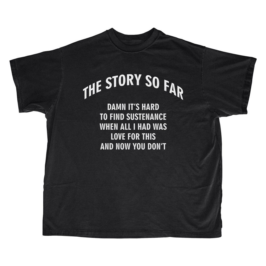 (COD) THE STORY SO FAR OVERSIZED TSHIRT - BAND MERCH - KAOS THE STORY SO FAR