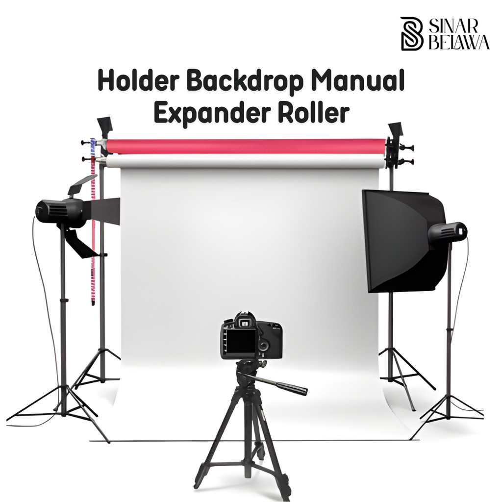 Holder Backdrop Manual Expander Roller Studio Background