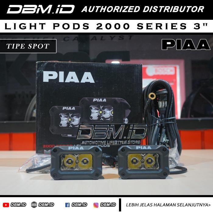 PROMO GASPOLL Lampu Sorot Mobil PIAA Light Pods 2000 Series 3 inch SPOT Kit
