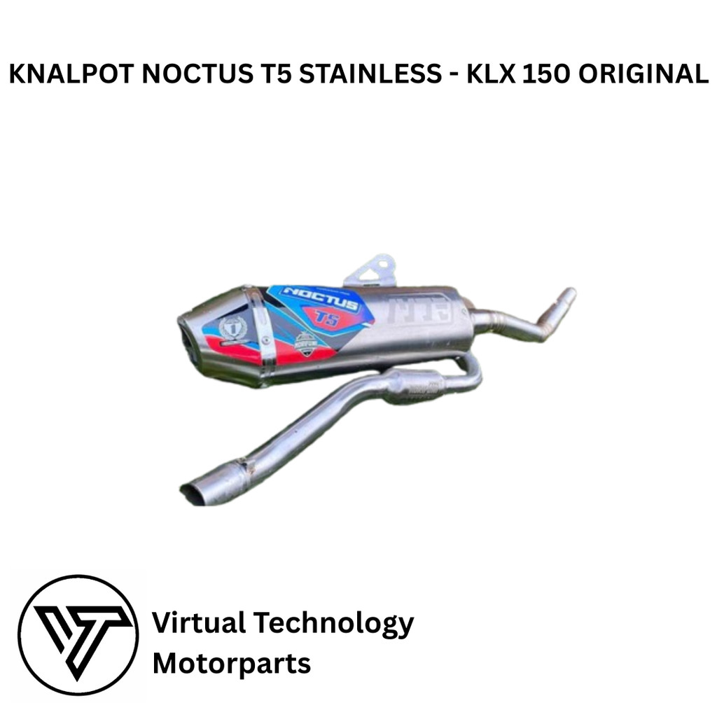 KNALPOT NOCTUS T5 STAINLESS - KLX 150 ORIGINAL