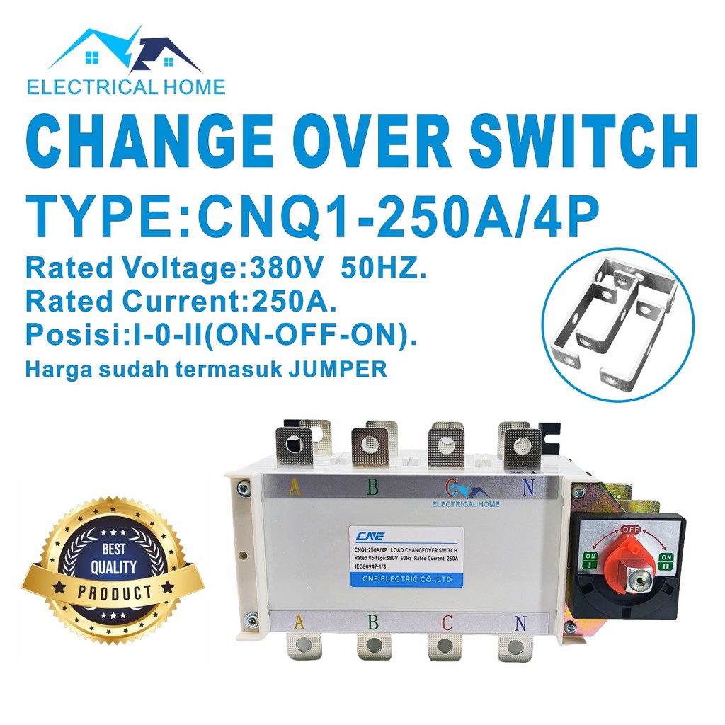 COS/Change Over Switch/Ohm Saklar 4P 250A