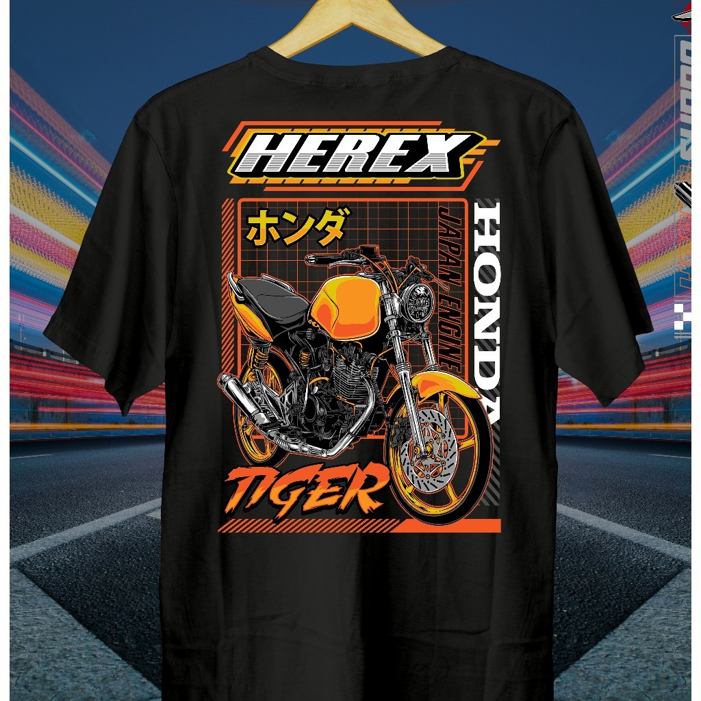 Kaos Motor Tiger Herex // Kaos Tiger // Baju Tiger // Motor Tiger Ranberry Graphic t-shirt