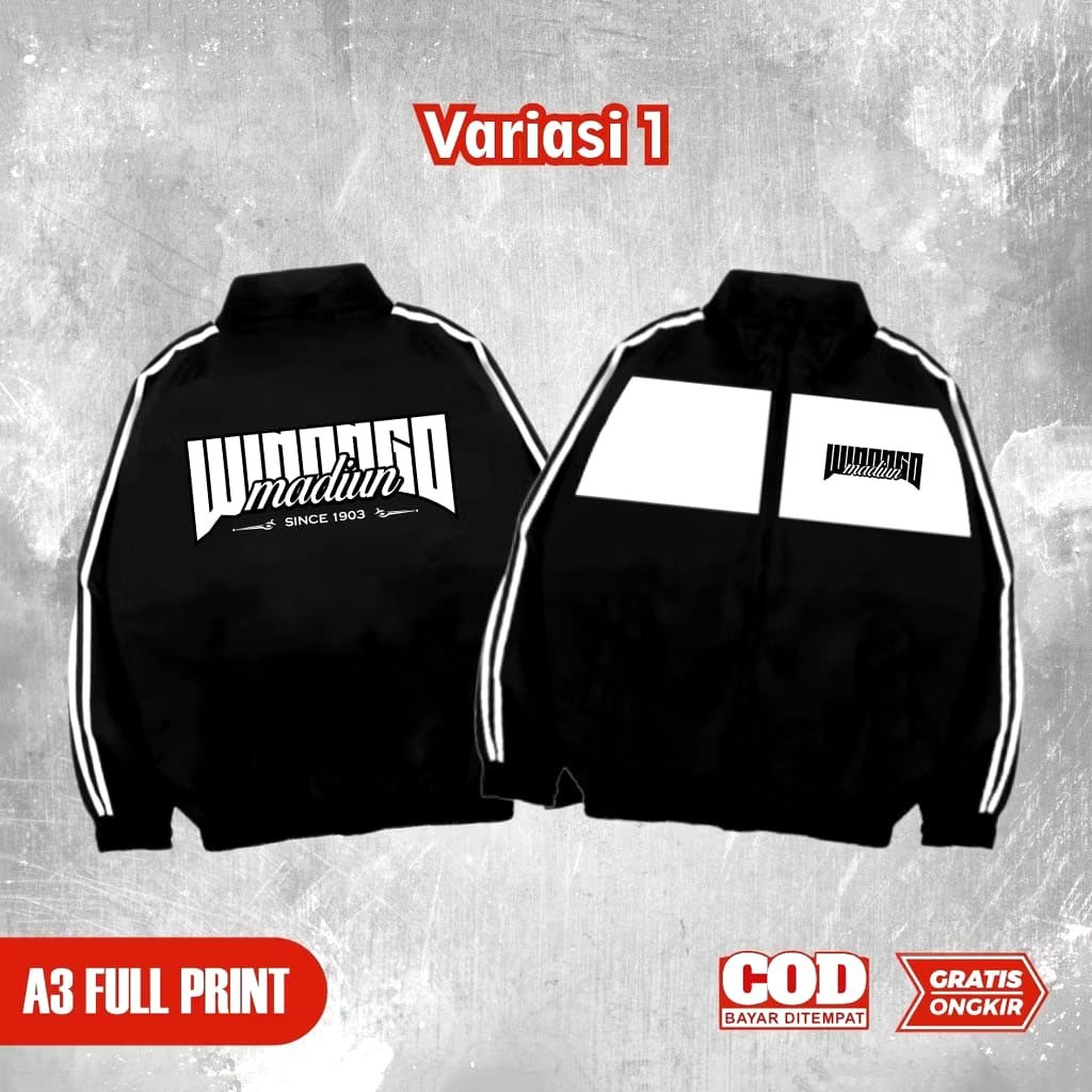 JAKET TRACKTOP PSHW WINONGO MADIUN SINCE 1903 JACKET TRACTOP PSHW TERBARU - TRACKTOP SABLON BORDIR P