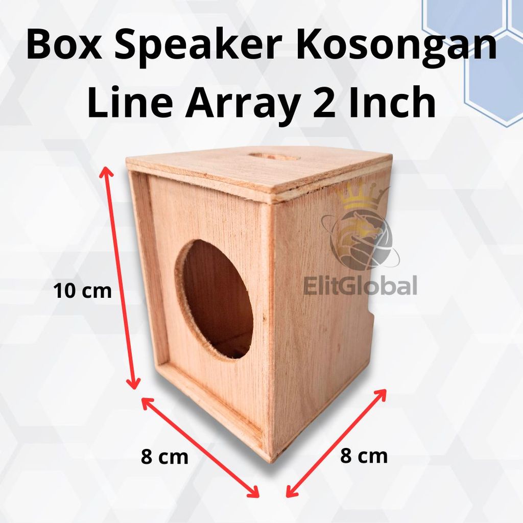 Box Speaker DIY 2 Inch Line Array Single Sistem Audio Mini