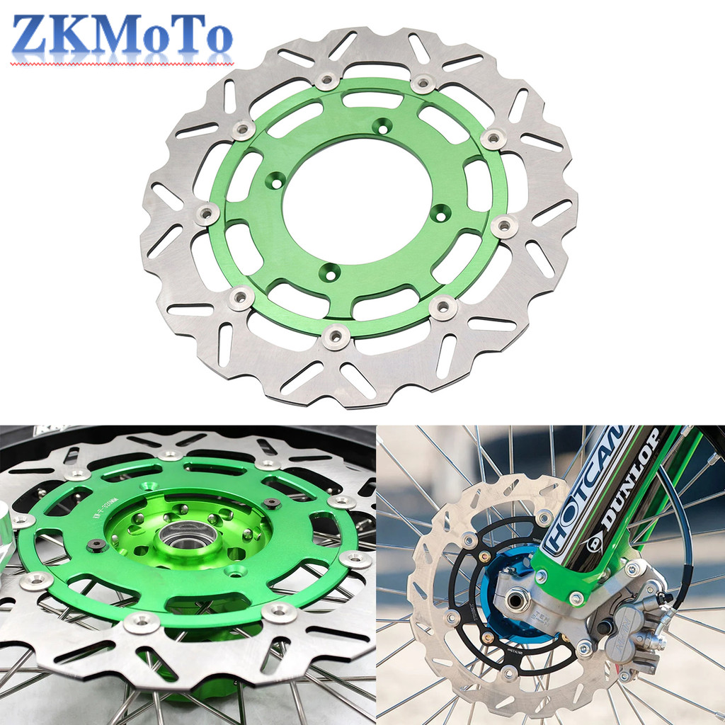 Motorcycle 320mm Front Rear Brake Disc Floating Rotor For Kawasaki KX250F KX450F KX 250 450 250F 450