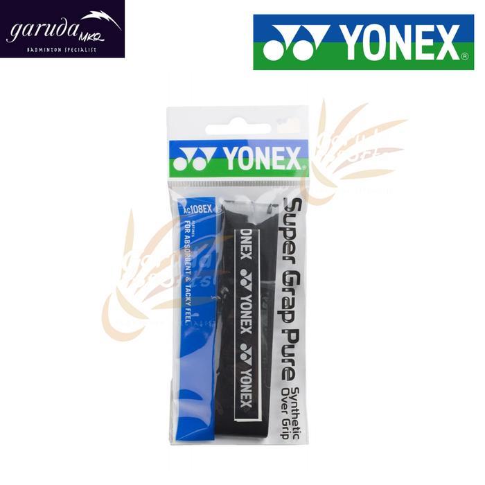 ASD  GRIP BADMINTON AC 108EX / GRIP RAKET AC 108 EX - Hitam
